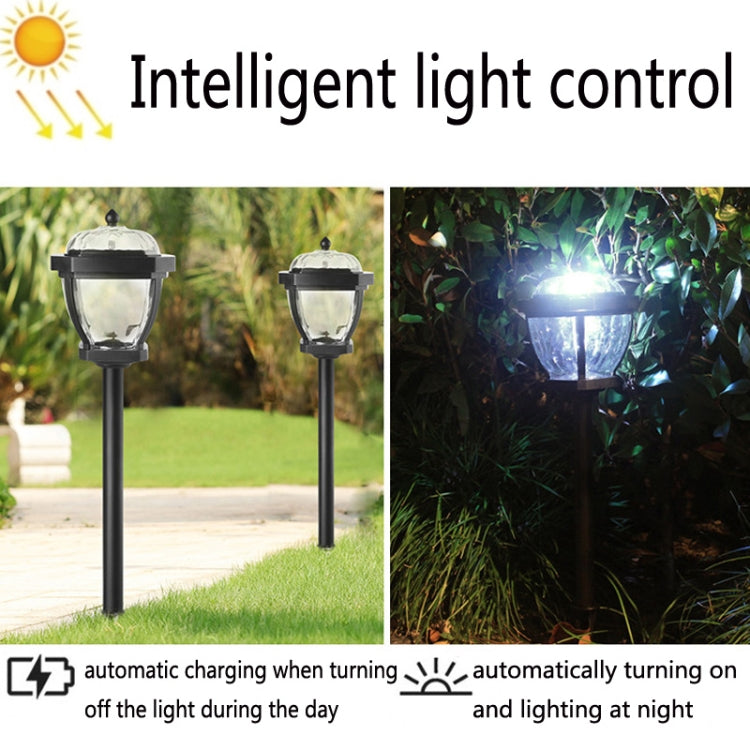 2 LED ソーラー 防水 屋外用 ガーデンライト スタイル： 白色光-芝生ランプ、暖色光-芝生ランプ、白色光-柱キャップ