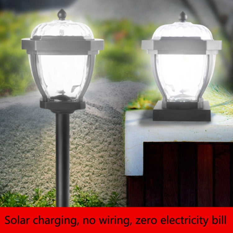 2 LED ソーラー 防水 屋外用 ガーデンライト スタイル： 白色光-芝生ランプ、暖色光-芝生ランプ、白色光-柱キャップ
