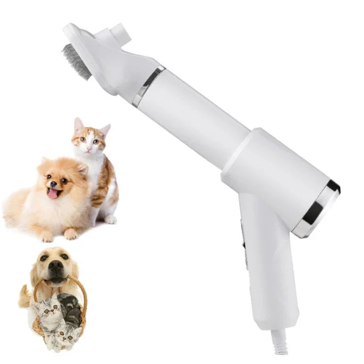 ペット電動コーム 猫犬用ブラッシングクリーニング ヘアドライヤー、EUプラグ、USプラグ、UKプラグ、AUプラグ