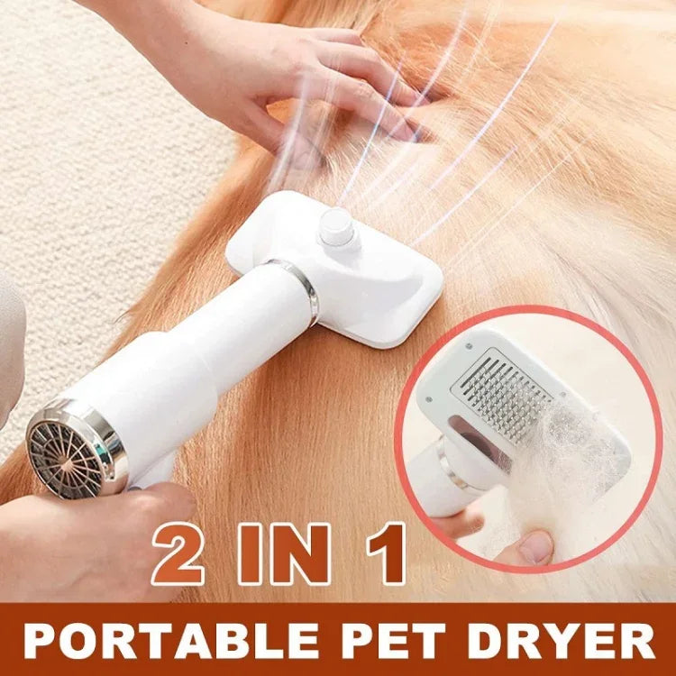 ペット電動コーム 猫犬用ブラッシングクリーニング ヘアドライヤー、EUプラグ、USプラグ、UKプラグ、AUプラグ