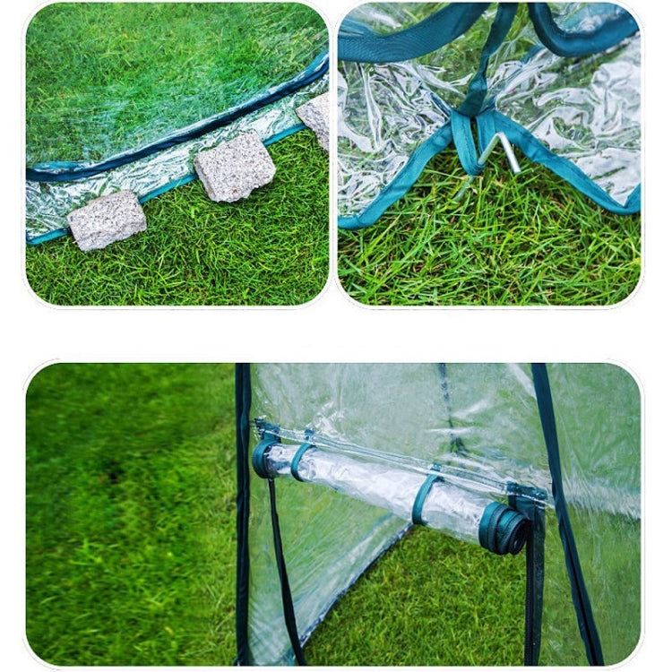 折りたたみ式携帯園芸用雨よけ温室、70×70×80cm