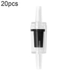 20個入り水槽用酸素ポンプ気管逆止弁 4mm（レッド）、4mm（ブラック）、4mm（ホワイト）、4mm（ブルー）、8mm（レッド）、10mm（ホワイト）、12mm（ホワイト）、4mm（ホワイトレッド）