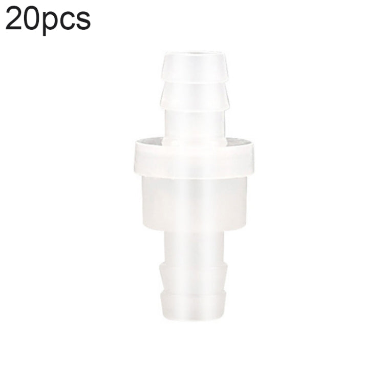 20個入り水槽用酸素ポンプ気管逆止弁 4mm（レッド）、4mm（ブラック）、4mm（ホワイト）、4mm（ブルー）、8mm（レッド）、10mm（ホワイト）、12mm（ホワイト）、4mm（ホワイトレッド）
