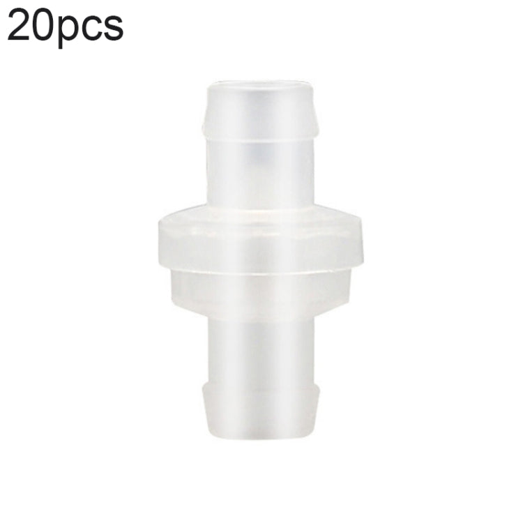 20個入り水槽用酸素ポンプ気管逆止弁 4mm（レッド）、4mm（ブラック）、4mm（ホワイト）、4mm（ブルー）、8mm（レッド）、10mm（ホワイト）、12mm（ホワイト）、4mm（ホワイトレッド）