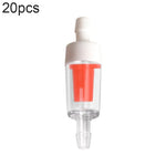 20個入り水槽用酸素ポンプ気管逆止弁 4mm（レッド）、4mm（ブラック）、4mm（ホワイト）、4mm（ブルー）、8mm（レッド）、10mm（ホワイト）、12mm（ホワイト）、4mm（ホワイトレッド）