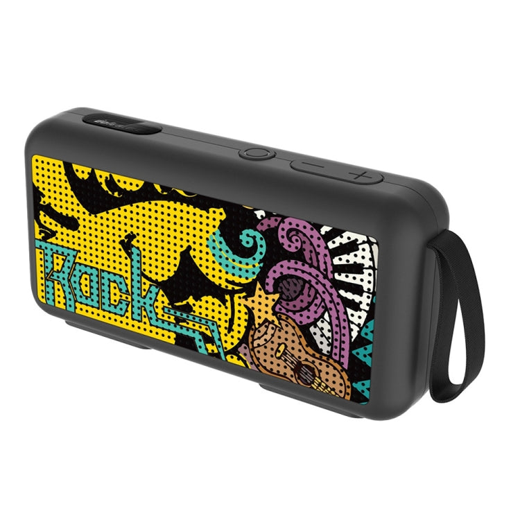 DoRealMe F0 TWS ミニグラフィティ Bluetoothスピーカー FM / TFカード対応、ホワイト、ブラック、レッド、ブラックグラフィティ、ホワイトグラフィティ、レッドグラフィティ