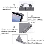 ブックスタイルノートパソコン保護ケース ハンドバッグ MacBook用、16インチ、13インチ