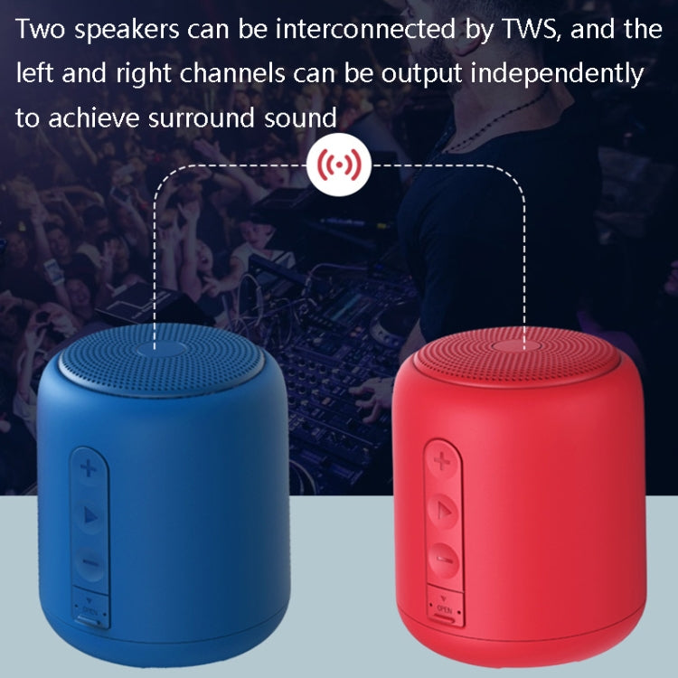 F9 TWS ミニポータブル Bluetoothスピーカー TFカード対応、FMなし-ブラック、FMなし-ブルー、FMなし-レッド