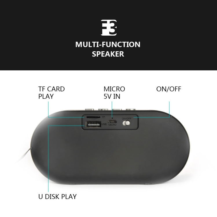 F3 レトロ木目調ミニ Bluetoothスピーカー TFカード対応、ダークグレイン、ライトグレイン