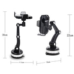 X-0566 Big Suction Cup Car Phone Holder Center Console Phone Holder, X-0566 Black Gray, X-0566 Black Green