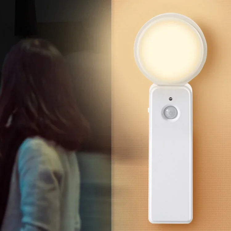 1.2W LED インテリジェント人体感知 USB充電ナイトライト、センサー暖色光、センサー白色光