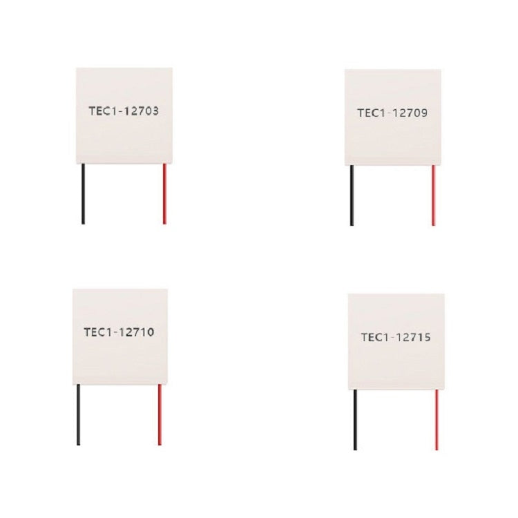 熱電クーラー ペルチェ素子モジュール、TEC1-12703 40x40x4mm、TEC1-12709、TEC1-12710、TEC1-12715