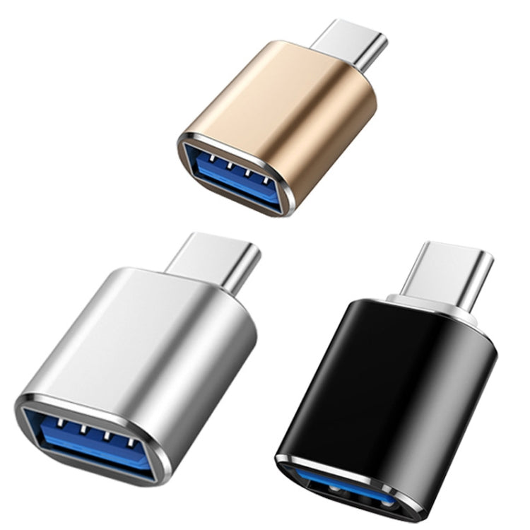 10個セット USB 3.0 メス to USB-C / Type-C オス OTG アダプター、10個セット インジケーターなし