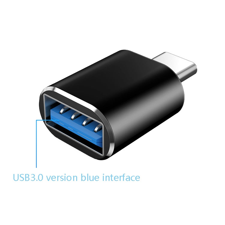 10個セット USB 3.0 メス to USB-C / Type-C オス OTG アダプター、10個セット インジケーターなし