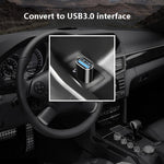 10個セット USB 3.0 メス to USB-C / Type-C オス OTG アダプター、10個セット インジケーターなし