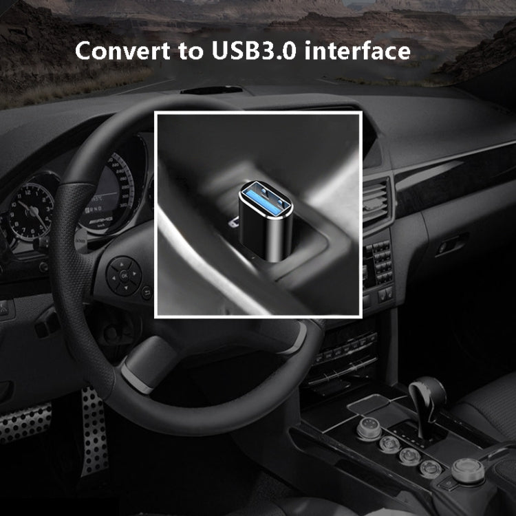 10個セット USB 3.0 メス to USB-C / Type-C オス OTG アダプター、10個セット インジケーターなし