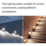 6 LED ソーラー ステンレス 階段 ラダーランプ 壁掛けライト 6 LED / 1個
