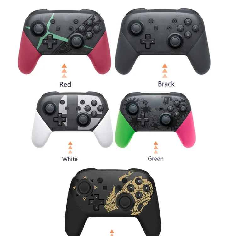 L-0326 Switch Pro用ワイヤレスゲームパッド、スタイル：ブラック、グリーンピンク、ブラック - フル機能＋NFC＋ウェイクアップ（1:1）、グリーンピンク - フル機能＋NFC＋ウェイクアップ（1:1）、ブラック - フル機能HDエディション、グリーン - フル機能HDエディション