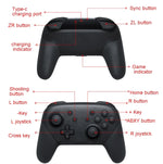 L-0326 Switch Pro用ワイヤレスゲームパッド、スタイル：ブラック、グリーンピンク、ブラック - フル機能＋NFC＋ウェイクアップ（1:1）、グリーンピンク - フル機能＋NFC＋ウェイクアップ（1:1）、ブラック - フル機能HDエディション、グリーン - フル機能HDエディション