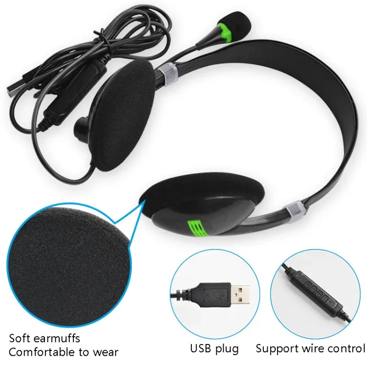 USB440 ユニバーサルUSBコンピューターケーブル ヘッドウェア 電力供給 音楽通話用ヘッドホン