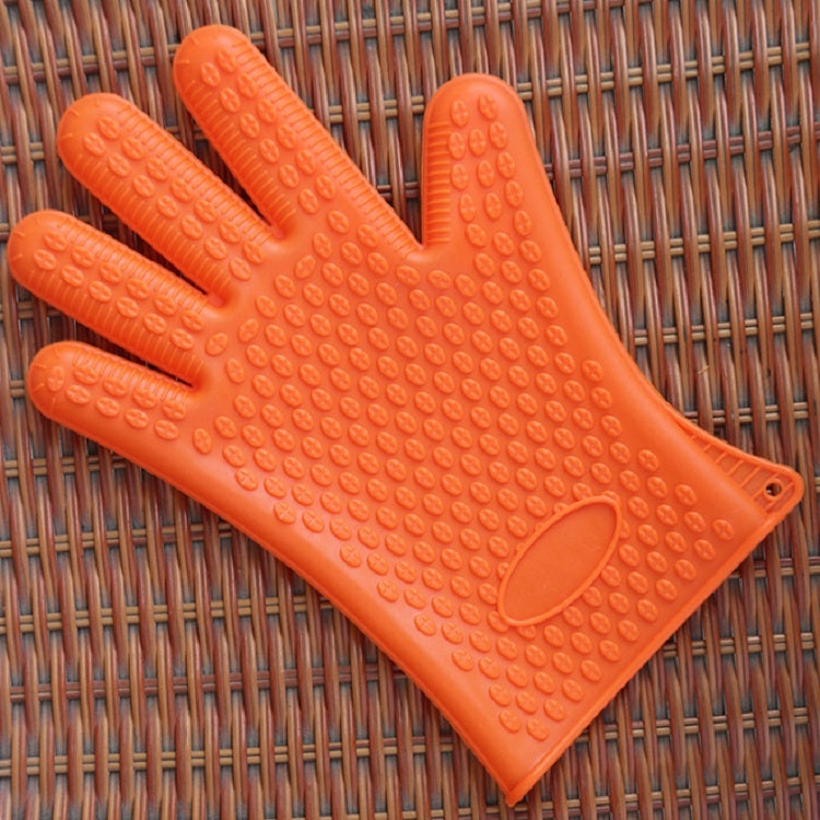 2 PCS Silicone Insulation Baking Oven Microwave Dish Clip Gloves, Blue, Green, Yellow, Pink, Purple, Orange