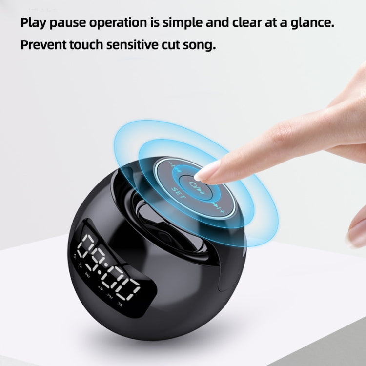 ZXL-G90 ポータブルカラフルボール Bluetoothスピーカー、スタイル：時計バージョン（ホワイト）、センサーバージョン（ブラック）、時計バージョン（ピンク）、センサーバージョン（ホワイト）、センサーバージョン（ピンク）