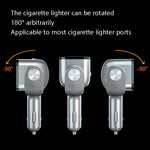 Ozio Car Charger Cigarette Lighter With USB Plug Car Charger, Y34Q 5.3A Black, Y48Q 6.5A Black