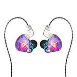 QKZ AK6 PRO HiFiサブウーファーインイヤー有線ヘッドホン マイク付き カラフル、ブラック、ホワイト、グリーン