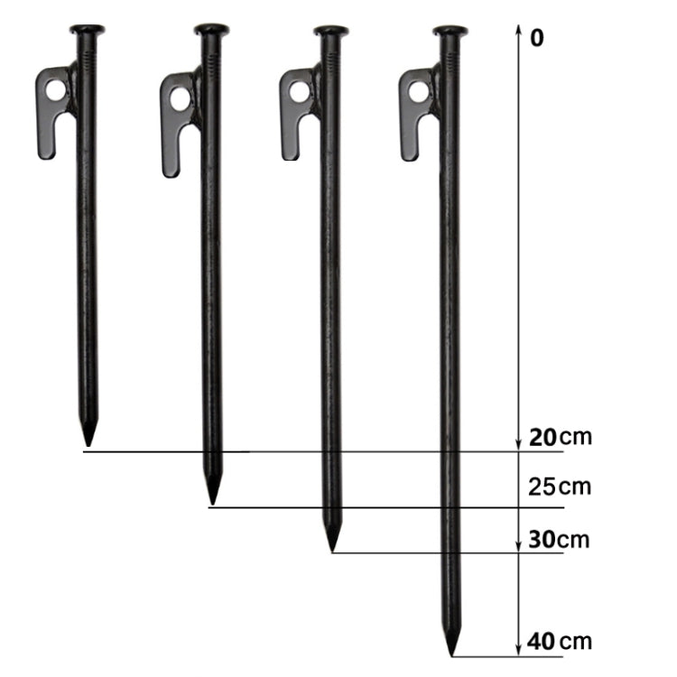 アウトドアキャンプ用防風固定キャノピーペグ 4本セット20cm、6本セット20cm、8本セット20cm、10本セット20cm、4本セット25cm、6本セット25cm、8本セット25cm、10本セット25cm、4本セット30cm、6本セット30cm、8本セット30cm、10本セット30cm、4本セット40cm、6本セット40cm、8本セット40cm、10本セット40cm