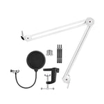 マイクロフォンデスクトップカンチレバースタンド 360度回転ブラケット、GAZ-40P W、GAZ-40P B、GAZ-40 W、GAZ-40 B