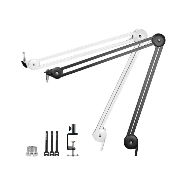 マイクロフォンデスクトップカンチレバースタンド 360度回転ブラケット、GAZ-40P W、GAZ-40P B、GAZ-40 W、GAZ-40 B