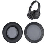 1ペア ヘッドセット用スポンジイヤーマフ Audio-Technica ATH-S200BT対応 ブラック＋グレー、ホワイト＋グレー、ブラック＋レッド、ブラック＋ブルー