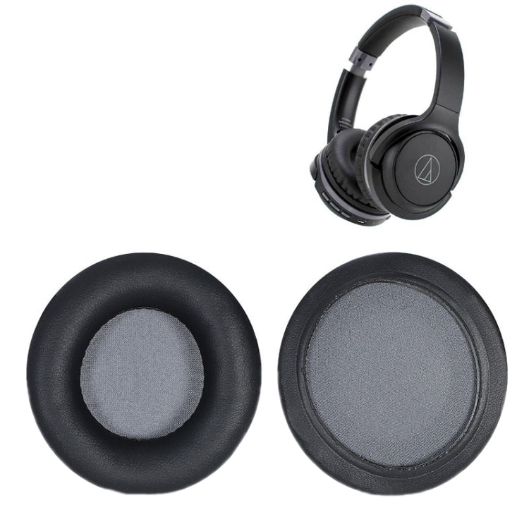 1ペア ヘッドセット用スポンジイヤーマフ Audio-Technica ATH-S200BT対応 ブラック＋グレー、ホワイト＋グレー、ブラック＋レッド、ブラック＋ブルー