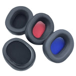 2個セット ヘッドセット用プロテインレザーイヤーマフ Audio-Technica ATH-WS660BT対応 ブラック、ブラック＋レッド、グレー＋ブルー