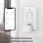 Fingerbot-01 Bluetoothスマート多目的操作ボタン、ホワイト、ブラック