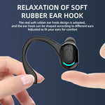 F8 Bluetooth 5.1 耳掛け型ステレオワイヤレススポーツイヤホン シングルイヤホン（ブラック）、シングルイヤホン（ホワイト）、シングルイヤホン（ブラック＋レッド）、シングルイヤホン（ブラック＋ブルー）、シングルイヤホン（ブラック＋グリーン）