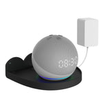 Amazon Echo Dot 4用壁掛け2個セット、ホワイト、ブラック