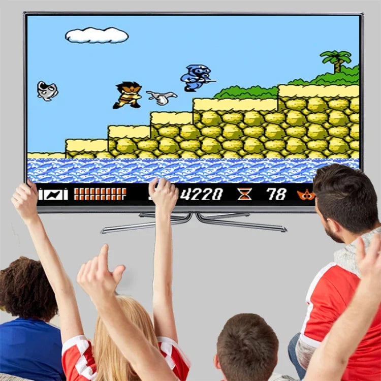 8ビットミニ ダブルプレイヤーズTVゲームコンソール 内蔵620ゲーム、PS1ミニ（EUプラグ）