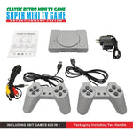 8ビットミニ ダブルプレイヤーズTVゲームコンソール 内蔵620ゲーム、PS1ミニ（EUプラグ）