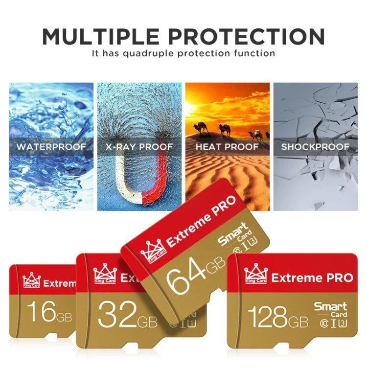 King Card RY032G518 携帯電話カメラ監視用メモリーカード、16GB、32GB、64GB、128GB