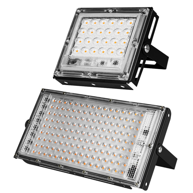 LED Plant Light Full Spectroscopy Waterproof Growth Lamp, Three-wire Access 24 Beads 25W