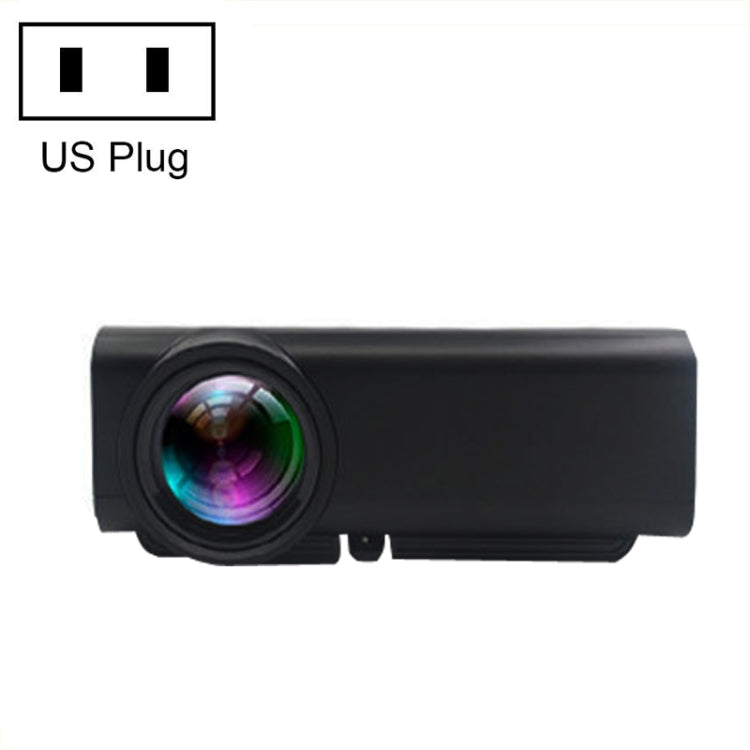 YG530 ホームLED小型 HD 1080P プロジェクター、USプラグ、EUプラグ、UKプラグ、AUプラグ