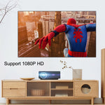 YG530 ホームLED小型 HD 1080P プロジェクター、USプラグ、EUプラグ、UKプラグ、AUプラグ