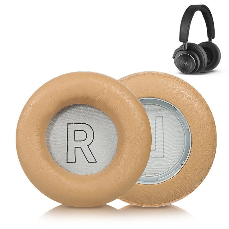 2個セット 本革スポンジイヤーマフ B&O BeoPlay H7 / H9 / H9i対応 H7 / H9 / H9i（ブラック）、H7 / H9 / H9i（アプリコット）