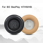 2個セット 本革スポンジイヤーマフ B&O BeoPlay H7 / H9 / H9i対応 H7 / H9 / H9i（ブラック）、H7 / H9 / H9i（アプリコット）