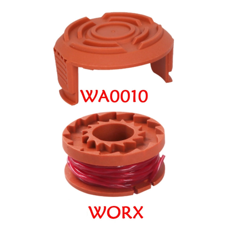WORX芝刈り機用アクセサリー、製品仕様：オレンジコイル、オレンジコイル、オレンジカバー