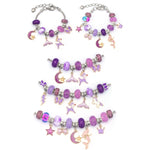 TZ-05 63 In 1 Colorful Crystal Cartoon DIY Jewelry Children Bracelet, 63 In 1(Purple Suit), 63 In 1(Red Suit), 63 In 1(Green Suit), 63 In 1(Color Suit)