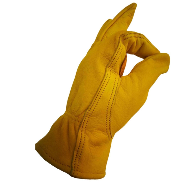 1組 JJ-1004 屋外園芸用溶接本革労働安全手袋、S、M、L、XL
