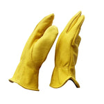 1ペア JJ-5002 アウトドアライディングガーデニング本革安全グローブ, サイズ:, S, M, L, XL