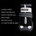 4個セット HCPET 犬用シューズ 通気性ネット犬用シューズ、No.1 4cm、No.2 4.5cm、No.3 5cm、No.4 5.5cm、No.5 6cm、No.6 6.5cm、No.7 7cm、No.8 7.5cm
